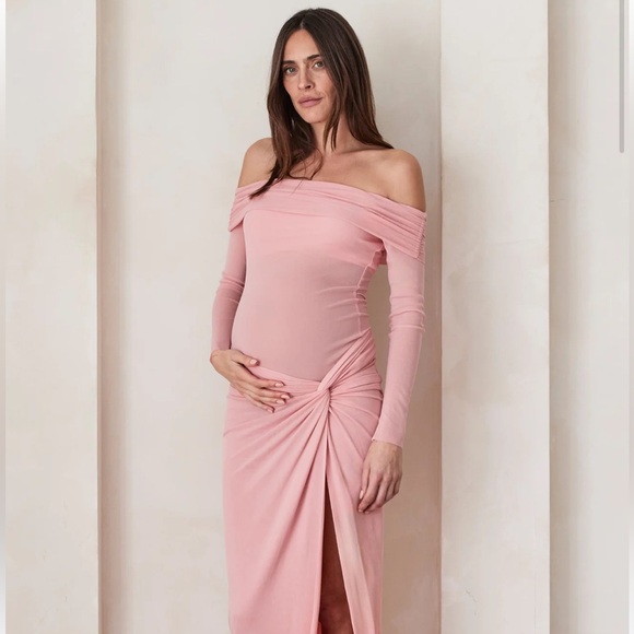 BUMPSUIT Soft Mesh Top and Skirt in Pink MATERNITY size S - Picture 1 of 6